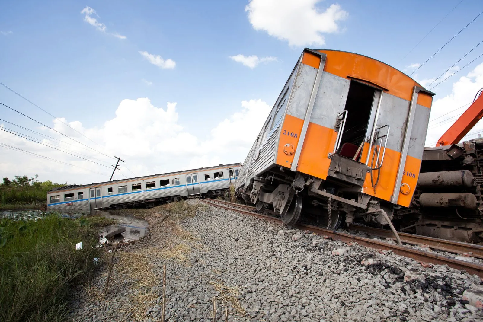 Bus and Train Accident